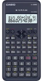 Calculadora Científica Casio Fx-82ms 2nd Edition Com 240 Funções Segunda Edição S-V.P.A.M. Acompanha Capa Cor Preto