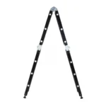 Escada Preta Alumínio Articulável 12 Degraus Edição Premium - Imagem 4