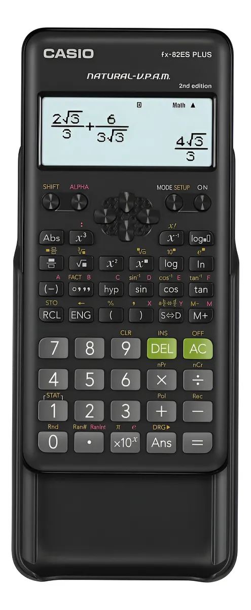 D_NQ_NP_2X_889308-MLB89379708412_082025-F-calculadora-casio-fx-82es-plus-cientifica-original.webp Calculadora Casio Fx-82es Plus Científica Original - Imagem 1
