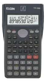 Calculadora Cientifica 240 Funções Cc240 Elgin Preta Cor Preto - Imagem 2