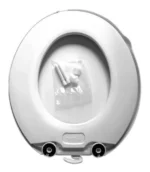 Assento Sanitario Almofadado Oval Branco Suavit Tigre - Imagem 7