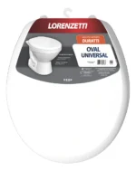 Assento Sanitário Tampa Universal Oval Lorenzetti Duratti Cor Branco - Imagem 2