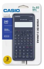 Calculadora Científica Casio Fx-82ms 2nd Edition Com 240 Funções Segunda Edição S-V.P.A.M. Acompanha Capa Cor Preto - Imagem 12