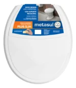 Assento Sanitário Almofadado Plus Branco Conv. Polietileno - Imagem 2