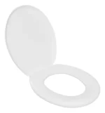 Assento Almofadado Oval Slim Convencional Pp Branco Astra - Imagem 4