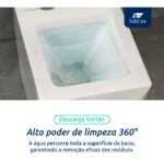 Vaso Sanitário Monobloco Completo - Caixa Acoplada Privada - Imagem 6