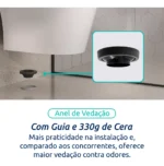 Vaso Sanitário Monobloco Caixa Acoplada Completo Privada Cor Branco Tubrax - Imagem 8