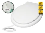 Assento De Vaso Sanitario Tampa Privada Universal Cor Branco - Imagem 2