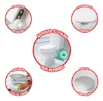 Assento Sanitário Elevado Almofadado 13,5 Oval Branco Liso Mebuki - Imagem 4