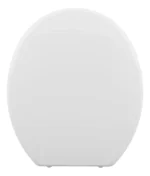 Assento Almofadado Oval Slim Convencional Pp Branco Astra - Imagem 2