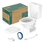 Kit Bacia Celite Com Caixa Acoplada Completo Like Branco - Imagem 19