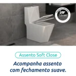 Vaso Sanitário Monobloco Completo - Caixa Acoplada Privada - Imagem 4