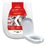 Assento Sanitário Elevado Retangular Mebuki - 7,5cm