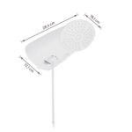 Chuveiro Elétrico Multitemperatura Branco Redondo Top Jet Lorenzetti - Imagem 4