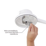 Chuveiro Elétrico Multitemperatura Branco Redondo Bella Ducha Lorenzetti - Imagem 4