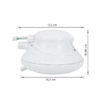 Chuveiro Elétrico Multitemperatura Branco Redondo Bella Ducha Lorenzetti - Imagem 6