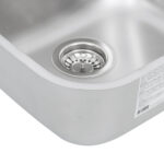 Cuba para Cozinha Simples de Embutir em Aço Inox 304 Fosco Retangular 40x34x17cm 0,6mm 4.1/2" Prime Tramontina - Imagem 3