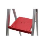 Escada Doméstica Aluminio 4 Degraus Natural 120 Kg Reisam - Imagem 5