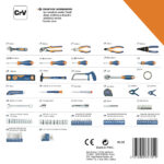 Kit de Ferramentas 108 Peças Dexter Aço Cromo-Vanádio com Maleta - Imagem 13