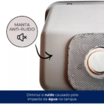 Tanque Inox Lavanderia 45x45 Escovado Completo Com Válvula Brinovar - Imagem 4