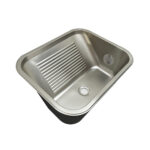 Tanque Quadrado Aço Inox Escovado 30L Casablanca